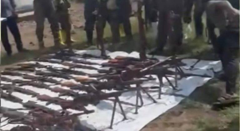 Ituri: Découverte d&rsquo;une importante cache d&rsquo;armes à Djugu