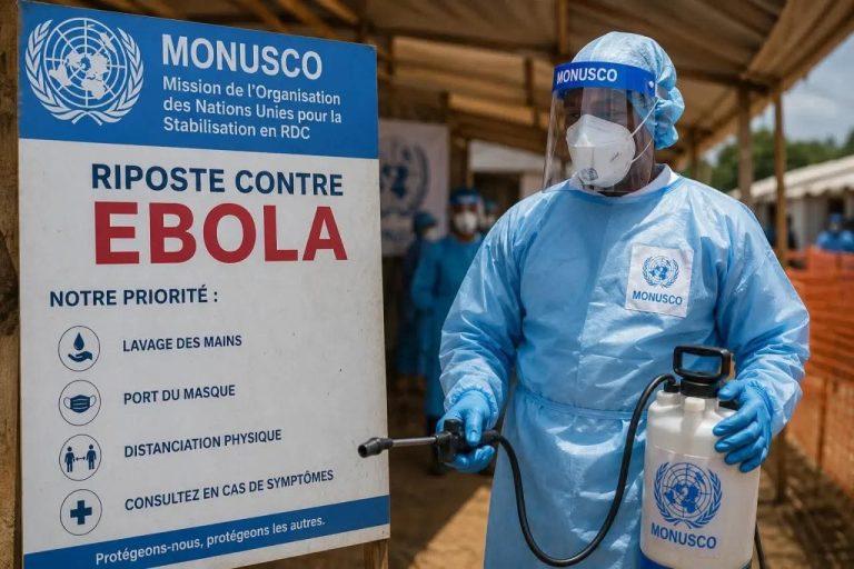 Ebola: la MONUSCO apporte un appui logistique
