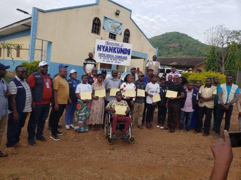Santé / Ituri : 8 survivants d’Ebola (4 femmes et 4 hommes) quittent le centre de traitement