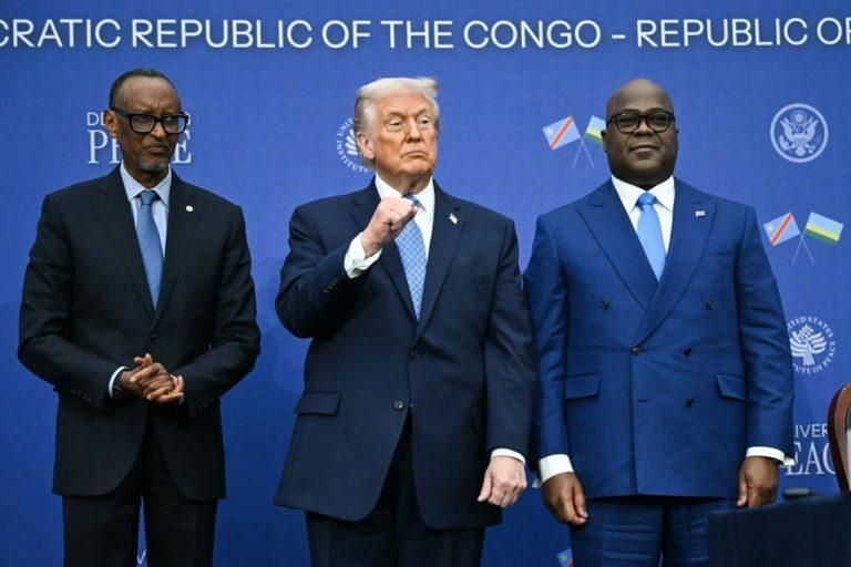 RDC-Rwanda : Donald Trump promet de faire respecter l&rsquo;accord de paix de Washington